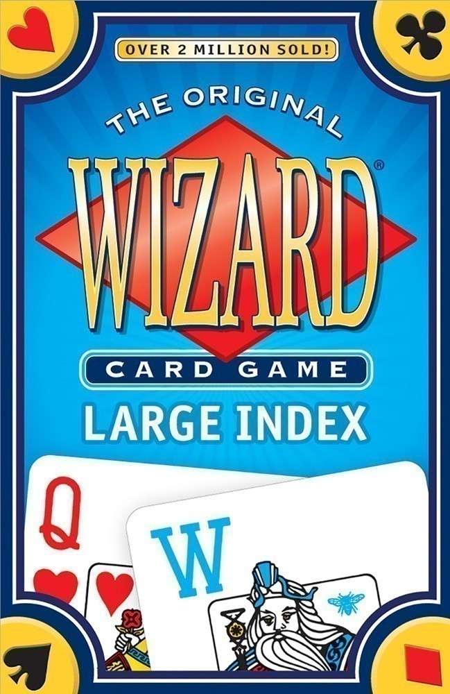 PlayingCardDecks.com-Wizard Card Game Large Index USGS