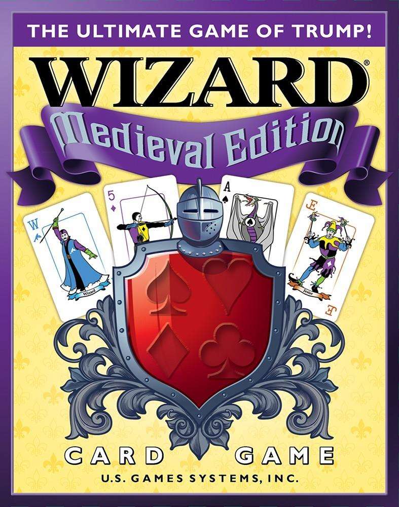 PlayingCardDecks.com-Wizard Medieval Edition Card Game USGS