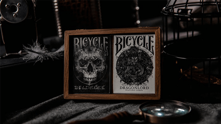 PlayingCardDecks.com-Wooden Twin Deck Collectors Box