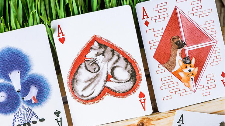 PlayingCardDecks.com-Woof & Whiskers Dog Playing Cards WJPC