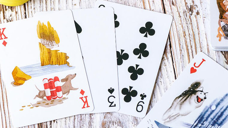 PlayingCardDecks.com-Woof & Whiskers Dog Playing Cards WJPC
