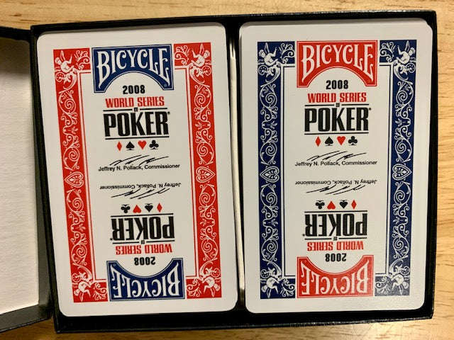 PlayingCardDecks.com-WSOP 2008 Bicycle Playing Cards 2 Deck Set (Used)