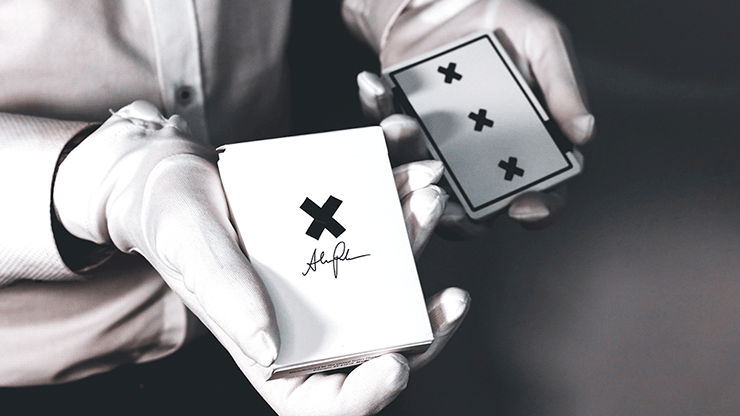 PlayingCardDecks.com-X Deck Signature White Playing Cards USPCC