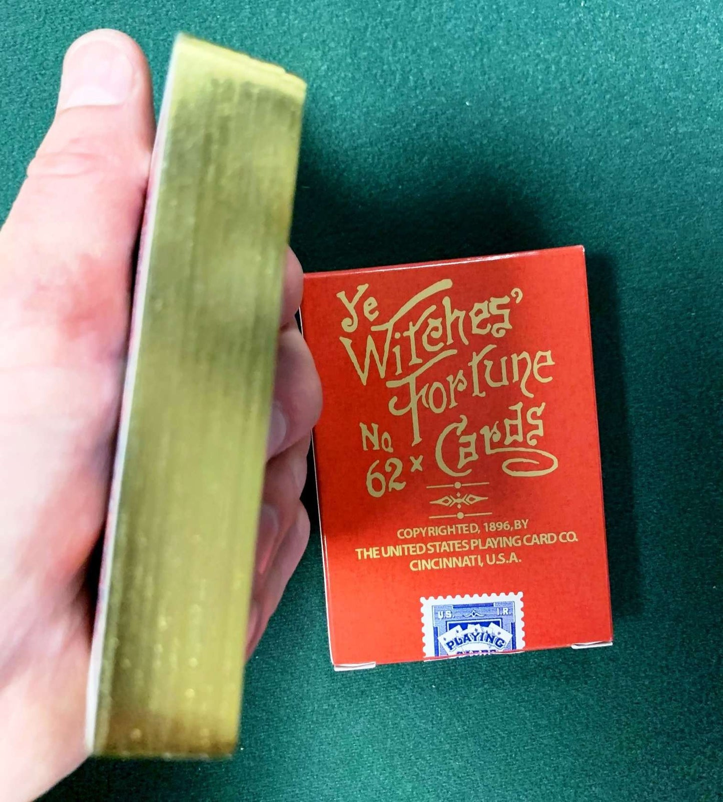 PlayingCardDecks.com-Ye Witches’ Gilded Fortune Cards USPCC