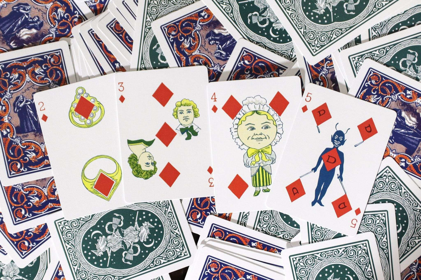 PlayingCardDecks.com-Ye Witches’ Gilded Fortune Cards USPCC