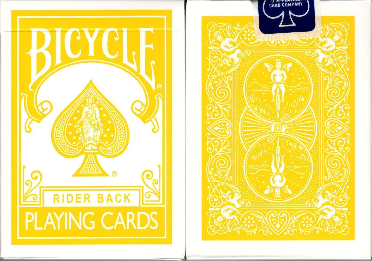 PlayingCardDecks.com-Yellow Deck v1 Cincinnati Printed Bicycle Playing Cards
