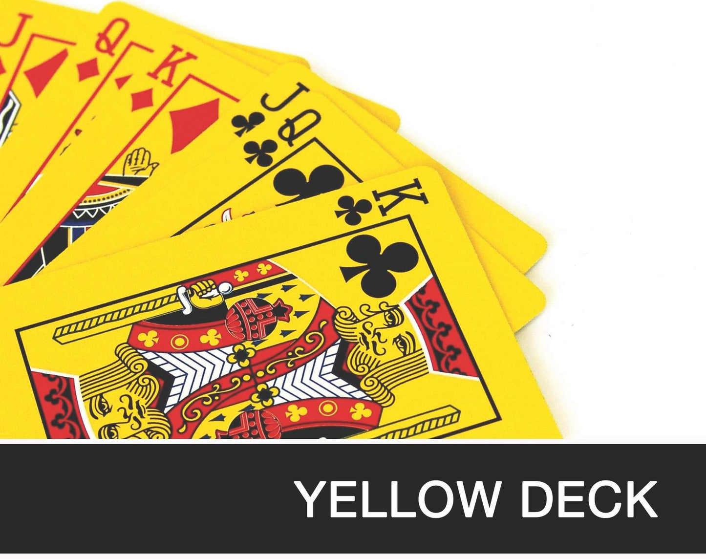PlayingCardDecks.com-Yellow Deck v1 Cincinnati Printed Bicycle Playing Cards