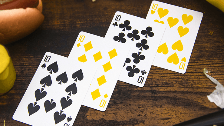 PlayingCardDecks.com-Yellow Mustard Playing Cards USPCC