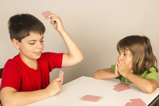 kids playing go fish