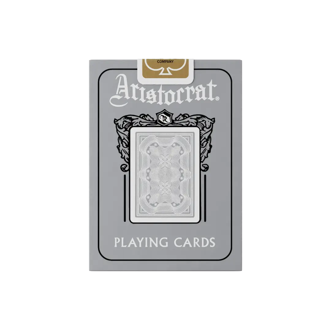 Aristocrat 727 Silver 110th Anniversary Playing Cards