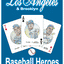 Los Angeles (& Brooklyn) Baseball Heroes Playing Cards for Dodgers Fans