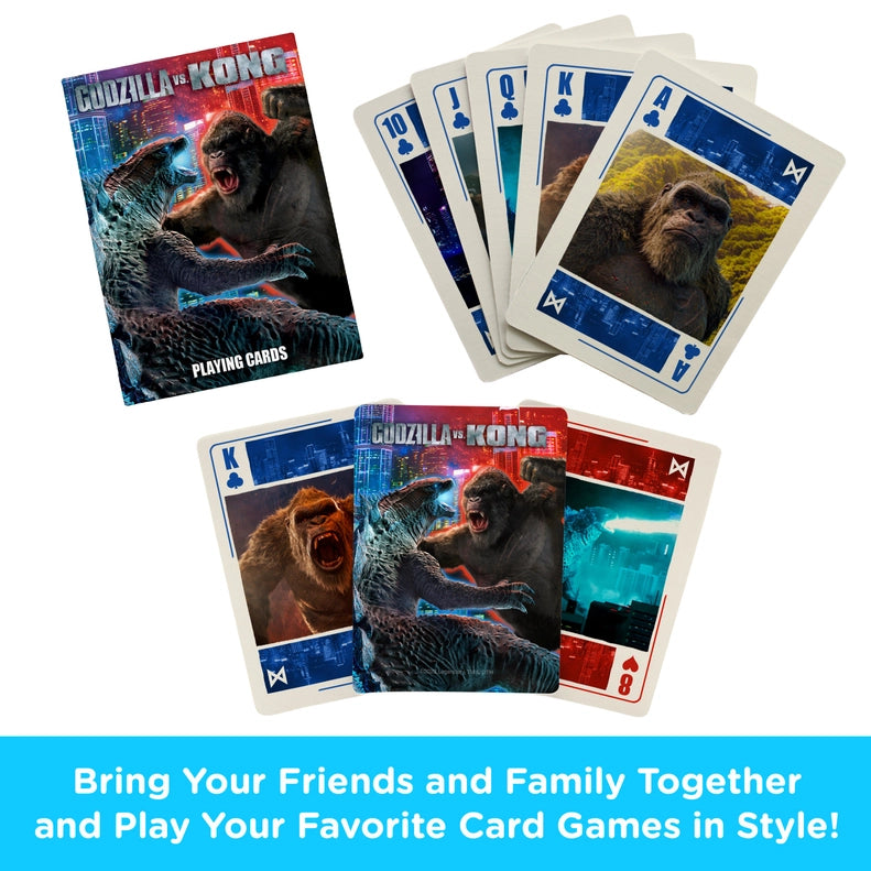 Godzilla Vs Kong Playing Cards by Aquarius