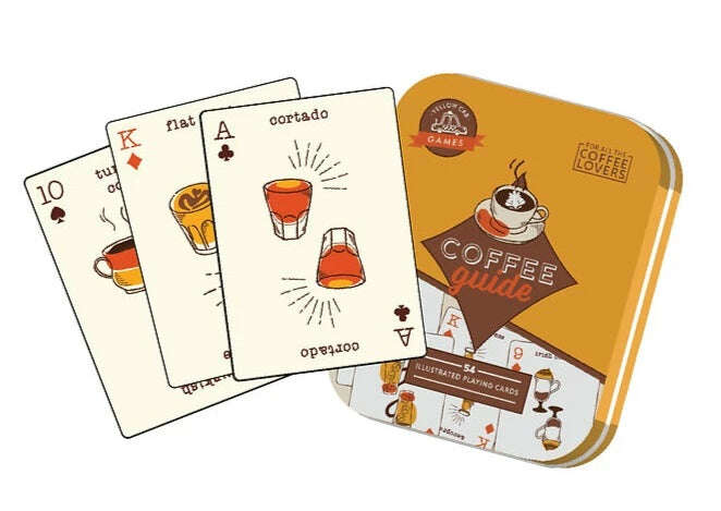 PlayingCardDecks.com-Coffee Guide Playing Cards In Tin