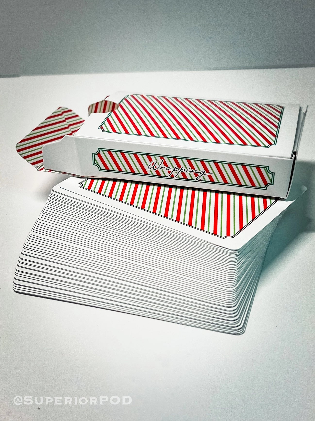 Christmas Wrapping Playing Cards