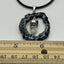 Geode Agate Necklace with Clear Quartz