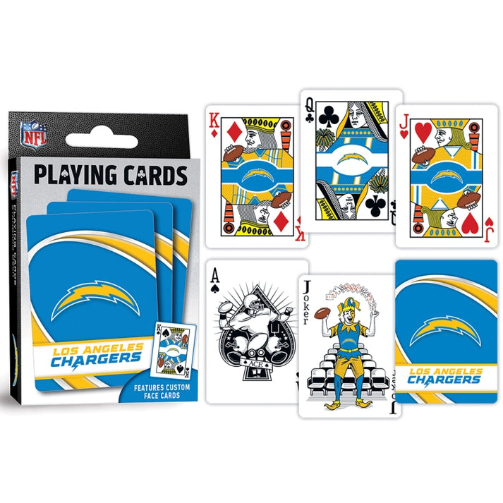 Los Angeles Chargers Playing Cards by Masterpieces