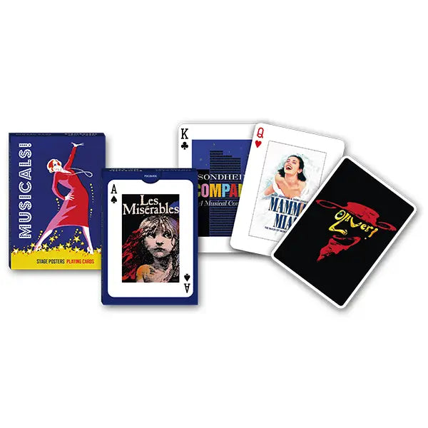 Musicals Playing Cards by Piatnik
