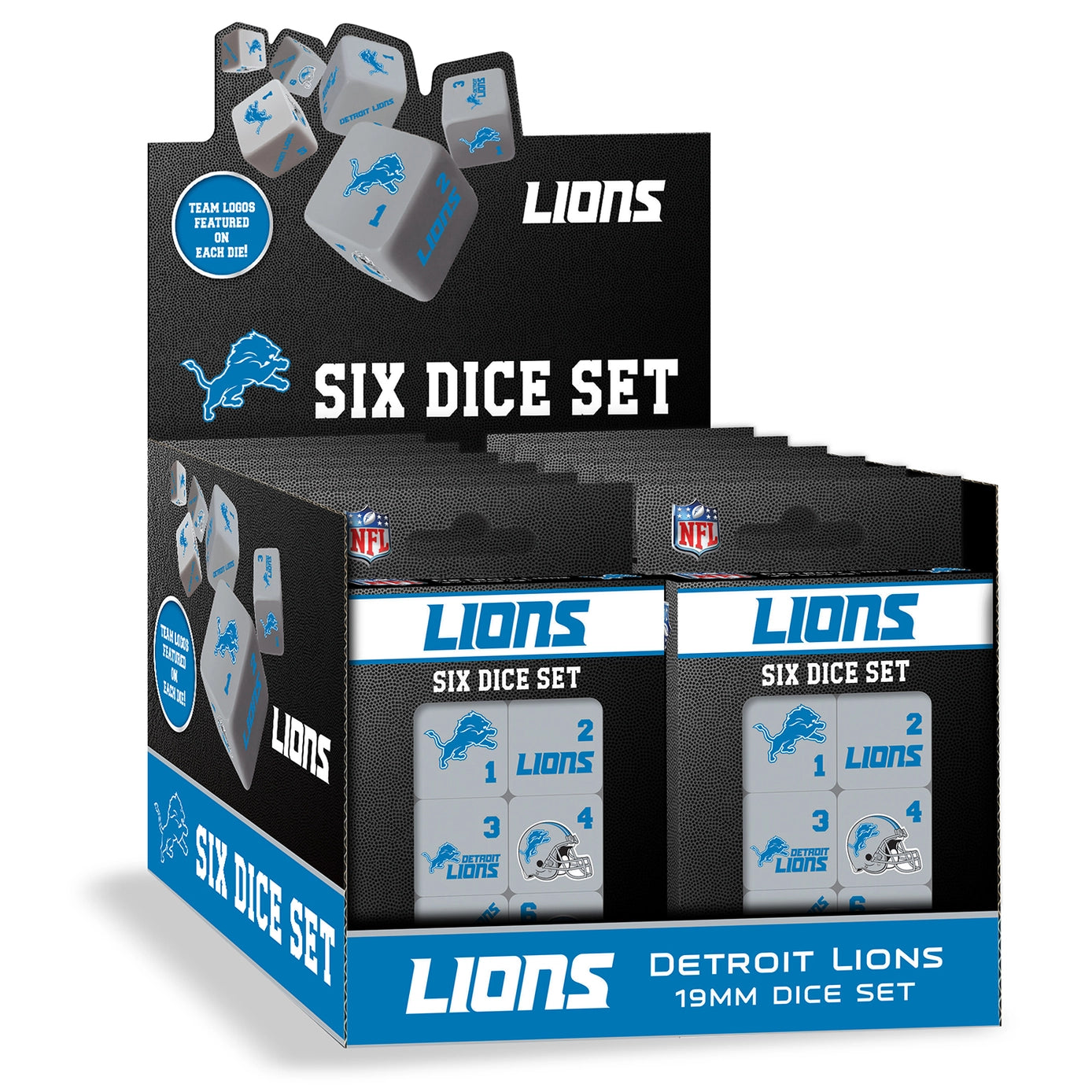 Detroit Lions Dice Set by Masterpieces