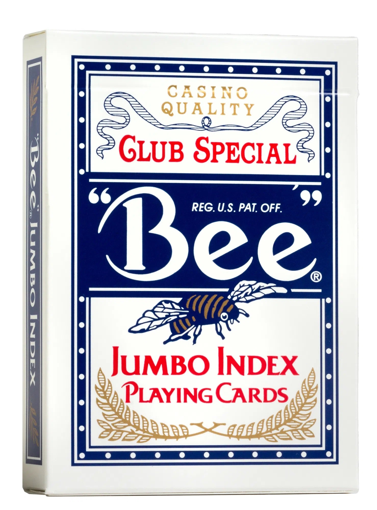 Bee' Jumbo Index Blue Playing Cards | PlayingCardDecks.com