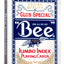 Bee Jumbo Index Blue Playing Cards - Casino Quality