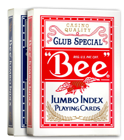 'Bee' Jumbo Index Playing Cards - Casino Quality 2 Deck Set