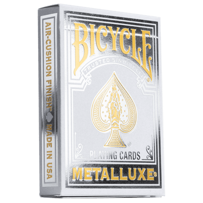 Metalluxe Silver Bicycle Playing Cards