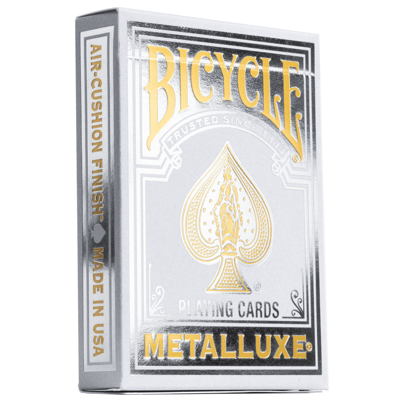 Metalluxe Silver Bicycle Playing Cards