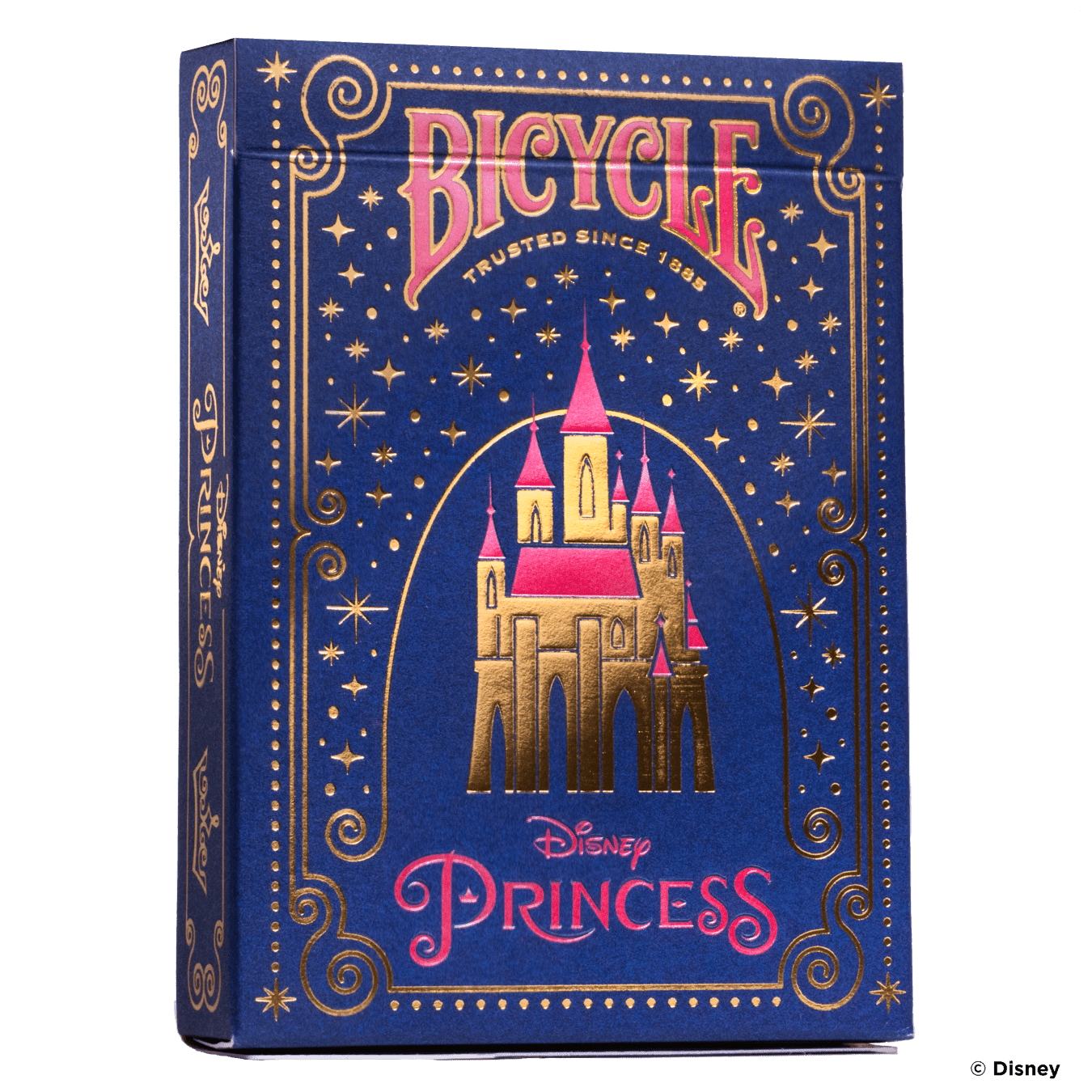 PlayingCardDecks.com-Disney Princess Inspired Navy Bicycle Playing Cards