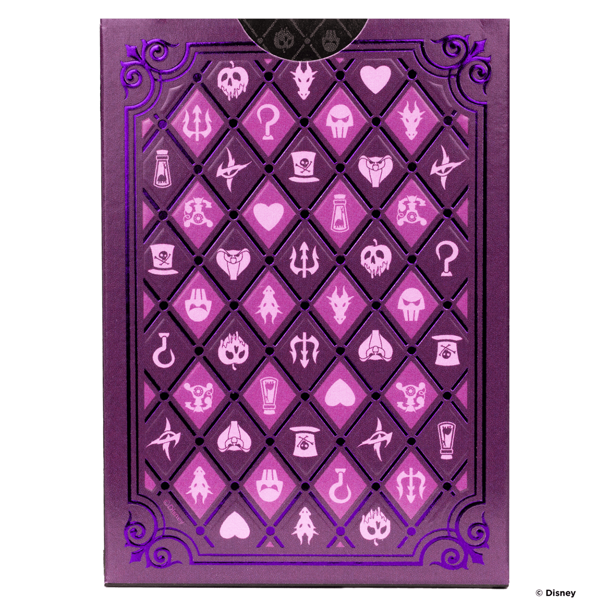 Disney Villains Inspired Purple Bicycle Playing Cards