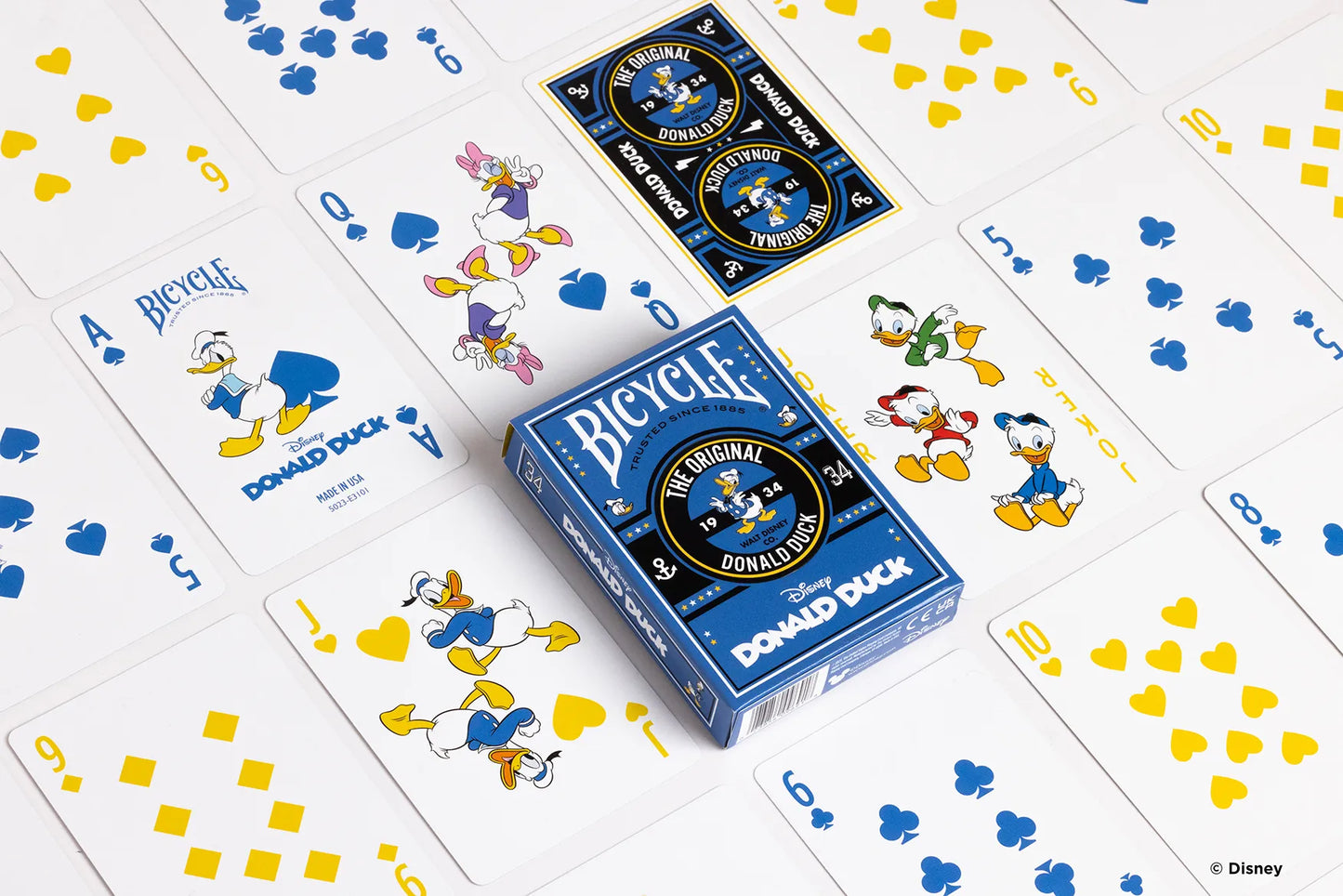 Disney Classic Donald Duck Inspired Playing Cards by Bicycle