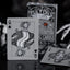 Fultons October Tombstone Grey Halloween Playing Cards