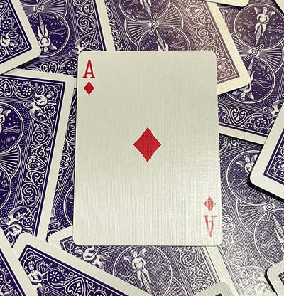 Purple One-Way Forcing Deck - Ace of Diamonds
