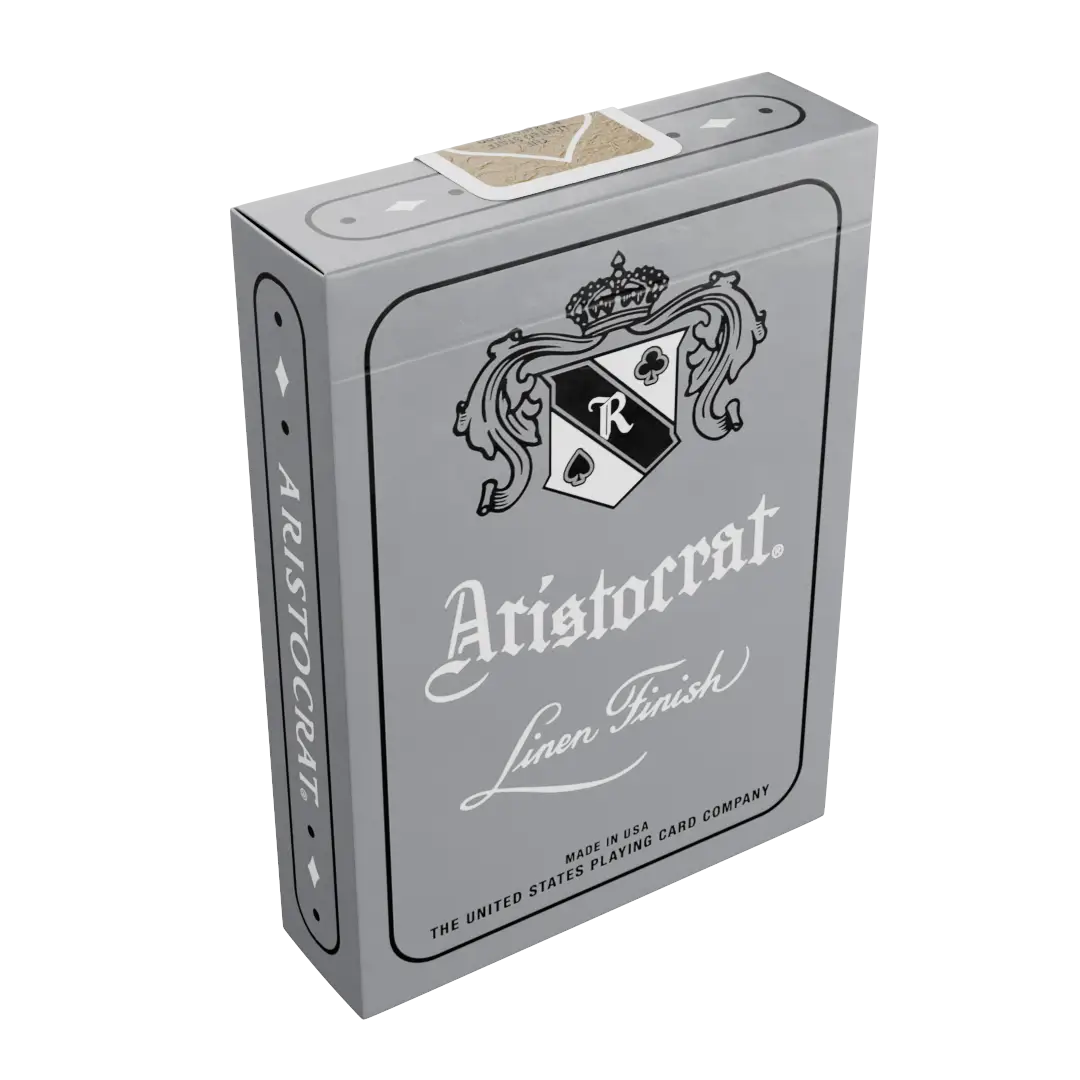Aristocrat 727 Silver 110th Anniversary Playing Cards