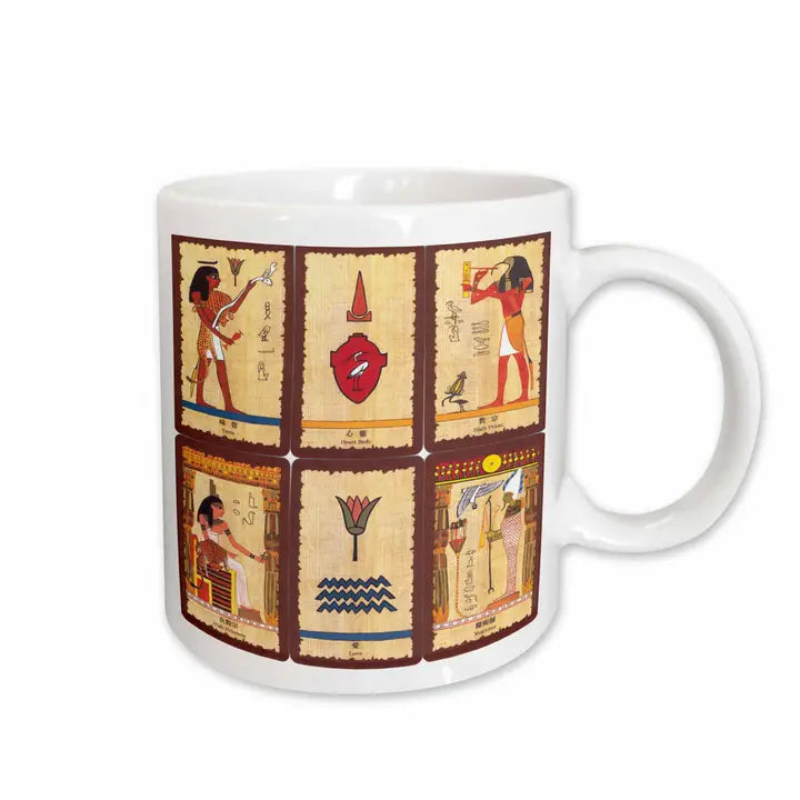 Mug - Ancient Egyptian Tarot Cards Design (11 oz)