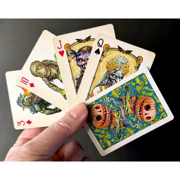Haunted Halloween: Gallery of Monster Weirdos Playing Cards