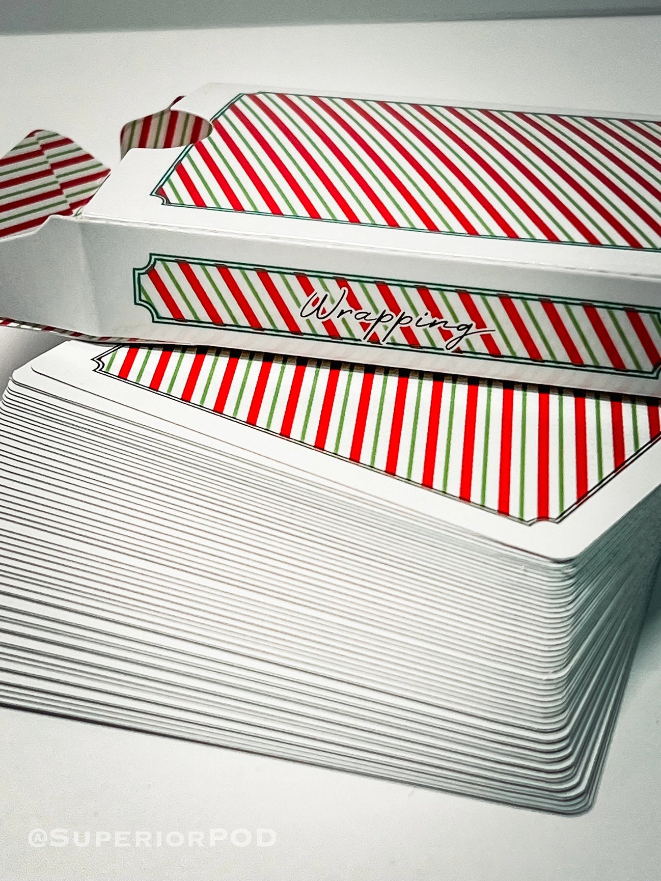 Christmas Wrapping Playing Cards