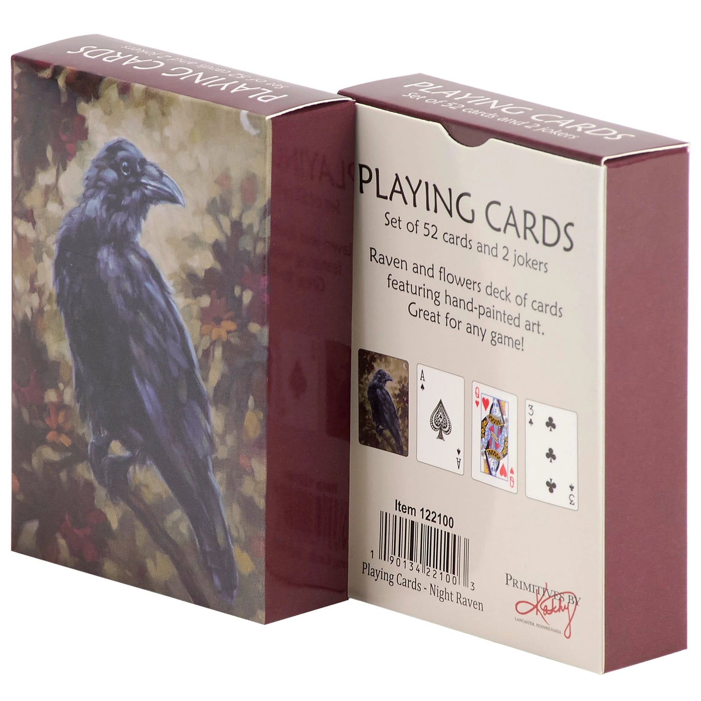 Night Raven Playing Cards