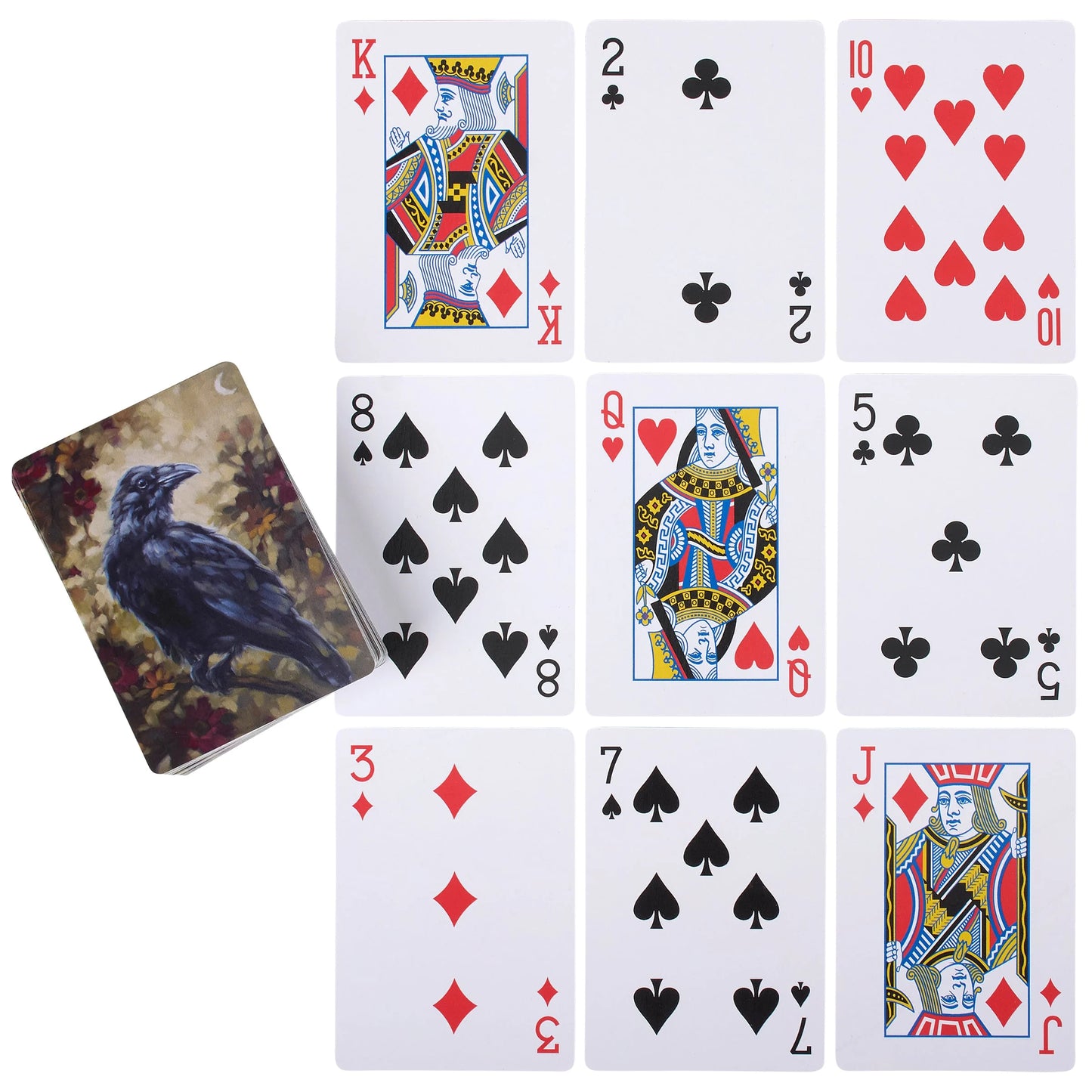 Night Raven Playing Cards