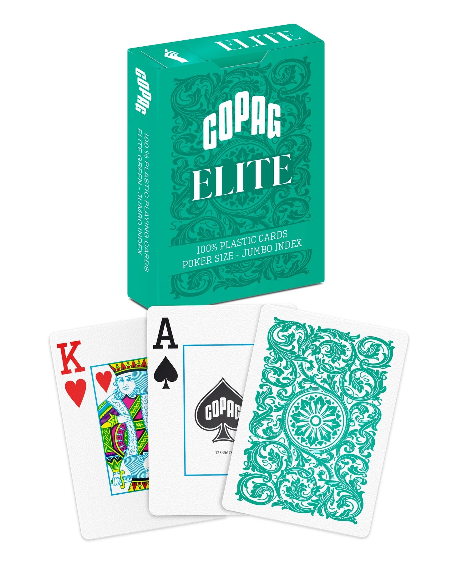 Copag Elite 100% Plastic Jumbo Index – 6 Deck Set