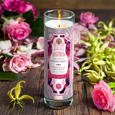 Love & Attraction Prayer Candle 8"
