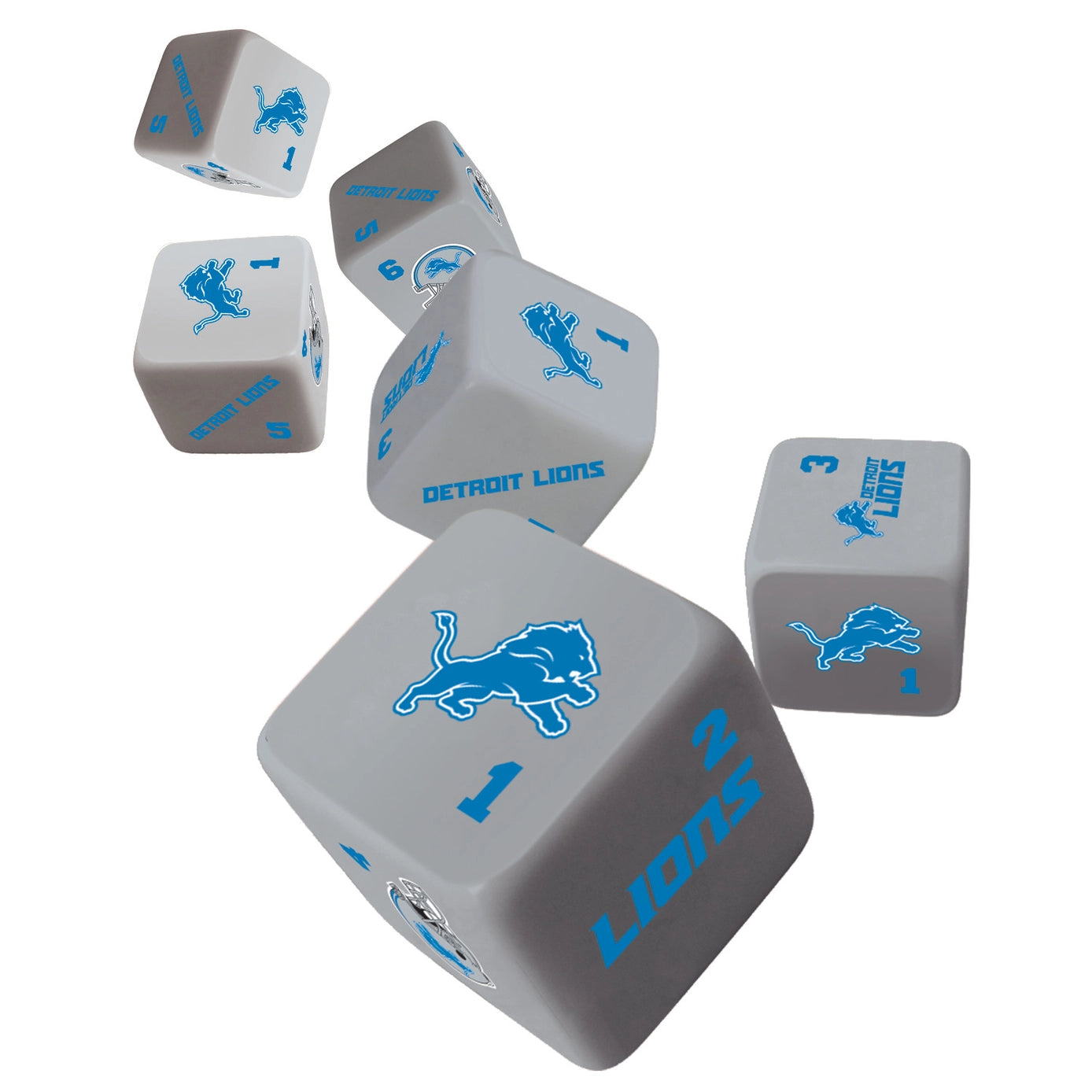 Detroit Lions Dice Set by Masterpieces