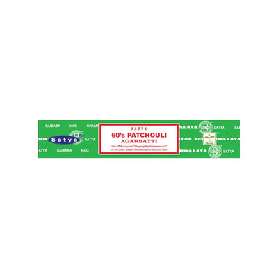 Satya - 60's Patchouli Incense Sticks - 15 G.