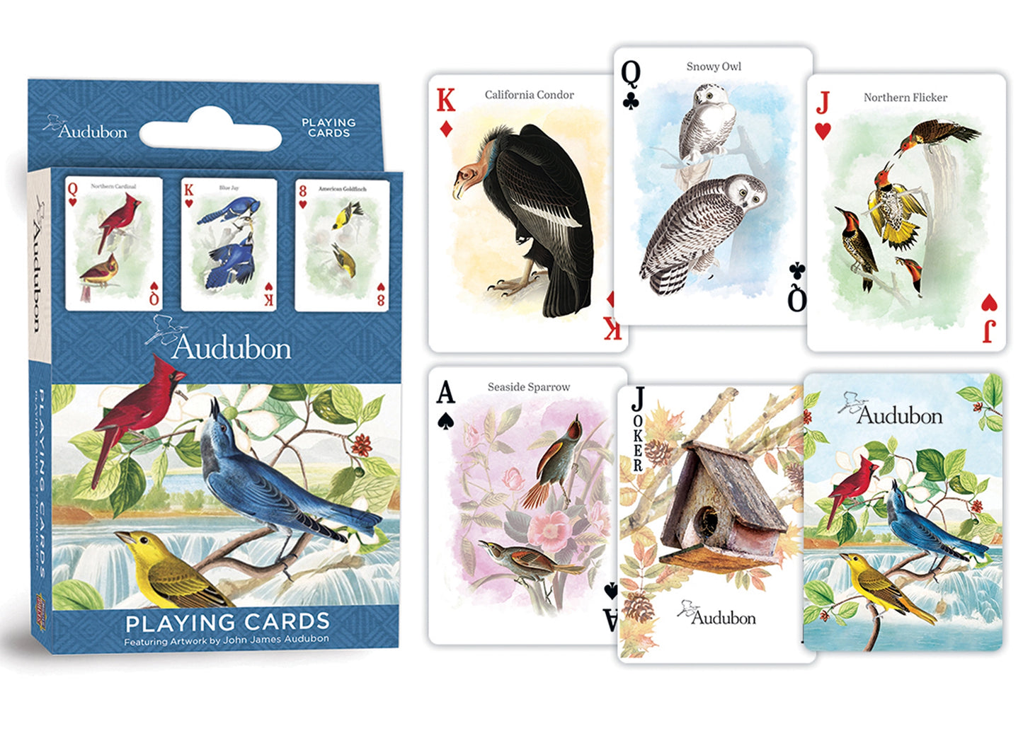 Audubon Playing Cards by Masterpieces