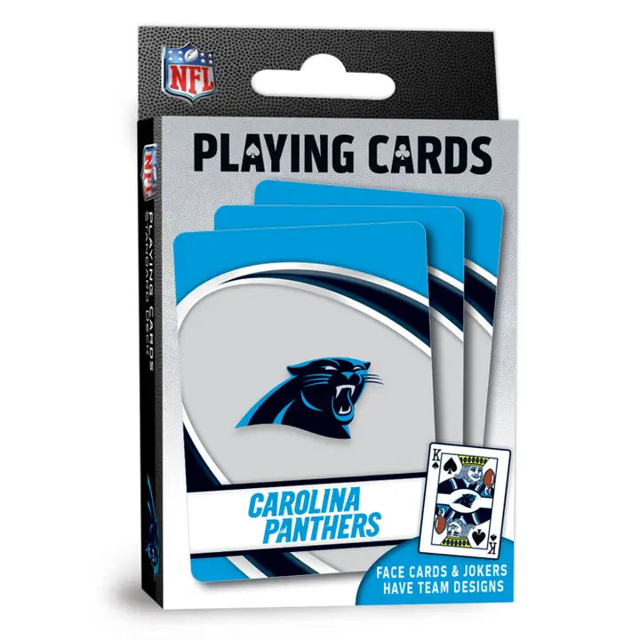 Carolina Panthers Playing Cards by Masterpieces