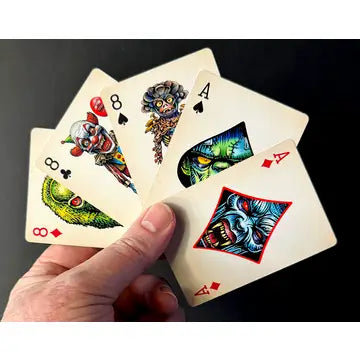 Haunted Halloween: Gallery of Monster Weirdos Playing Cards