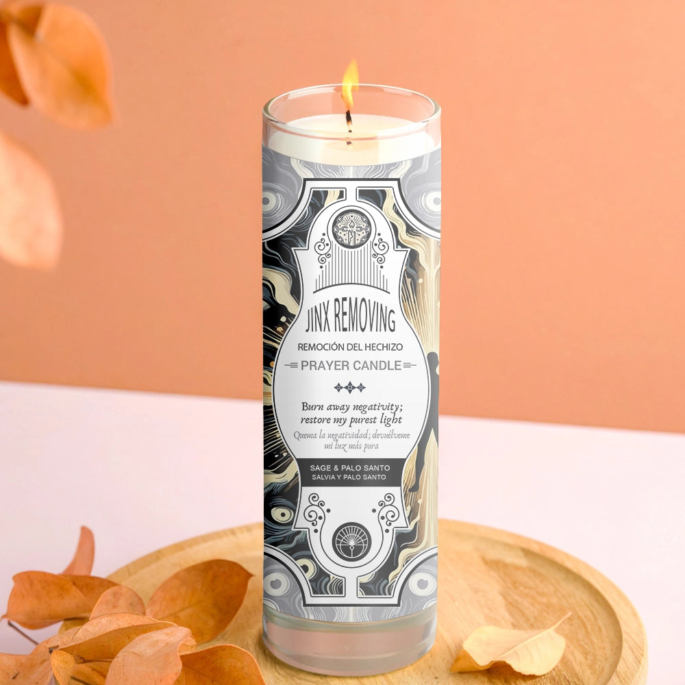 Jink Removing Prayer Candle 8"