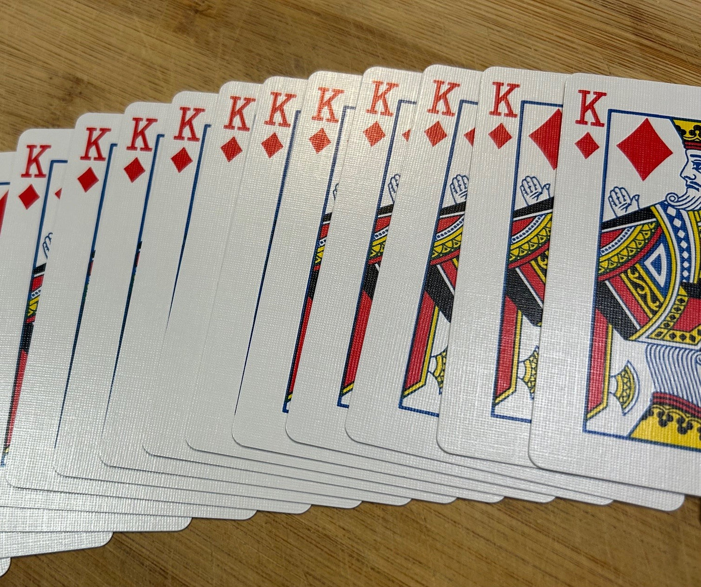 Red One-Way Forcing Deck - King of Diamonds