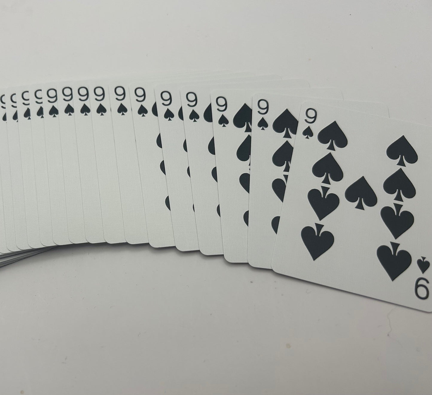 Red One-Way Forcing Deck - 9 of Spades