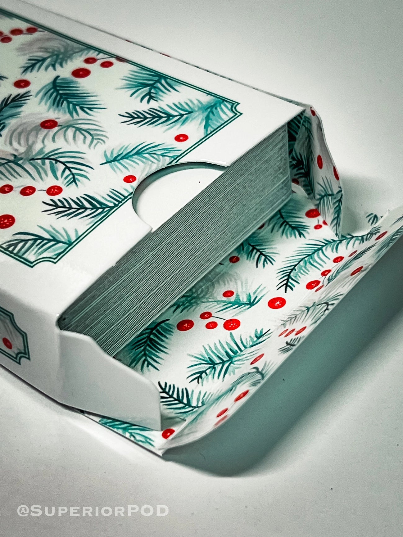 Christmas Holly Playing Cards