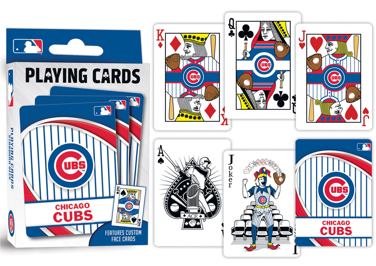 Cub Card Chicago Cubs Playing Cards by Masterpieces – PlayingCardDecks.com